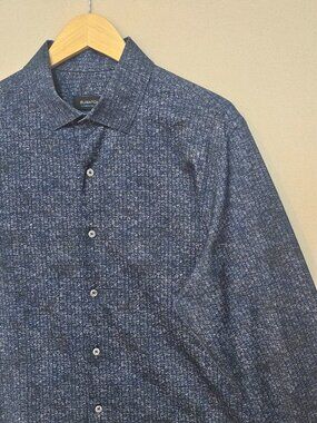 Bugatchi OoohCotton Tech 8 Way Stretch Button Down L